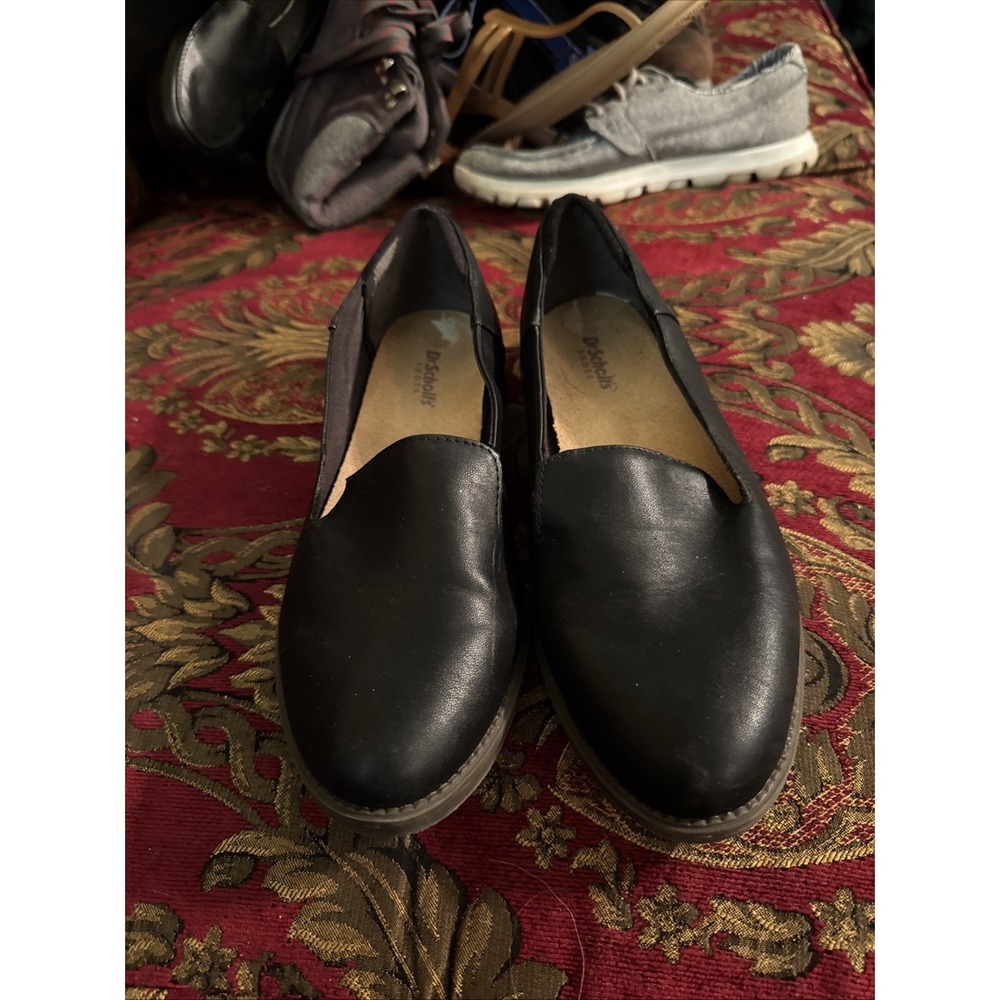 Dr. Scholl Women Jetset Slip On Loafer Black Smooth 7